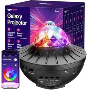 New Galaxy Star Ocean Wave Projector w/ Bluetooth Remote Control 21 Colors Timer